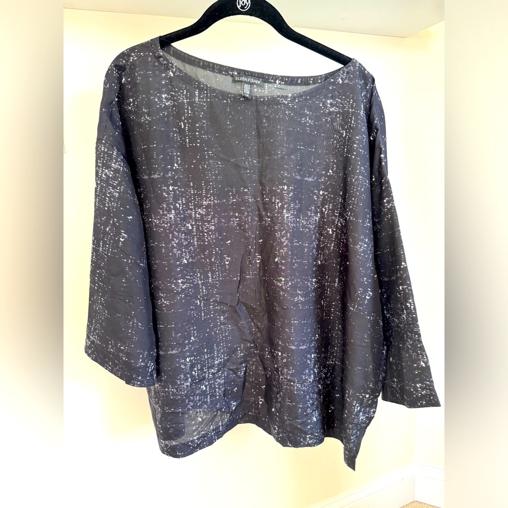 Women’s Eileen Fisher silk blouse